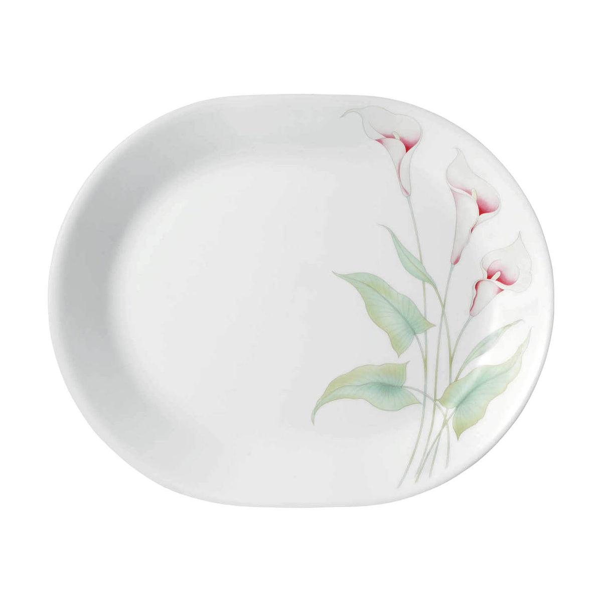 Corelle Asia Collection Lilyville Oval Shape Serving Plate 31 cm