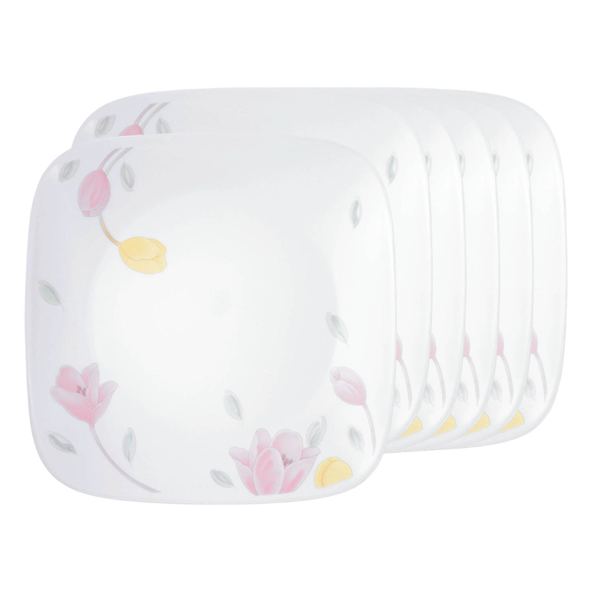 CORELLE Elegant City Glass Square Dinner Plate cm