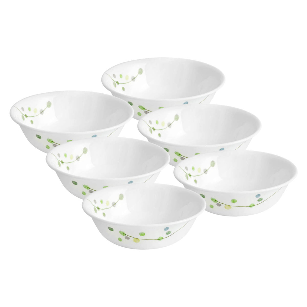 CORELLE GREEN DELIGHT 17点食器セット Corelle Livingware Plus Green Delight 532 ml Soup Bowl Pack Of 6