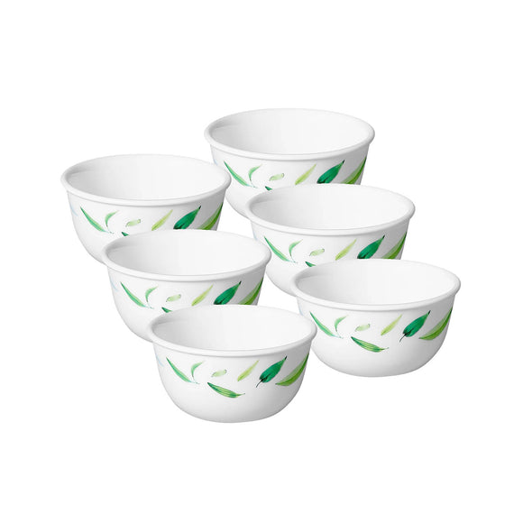 Corelle Asia Collection Dancing Leaves 325ml Soup Bowl (411) - Pack of 6
