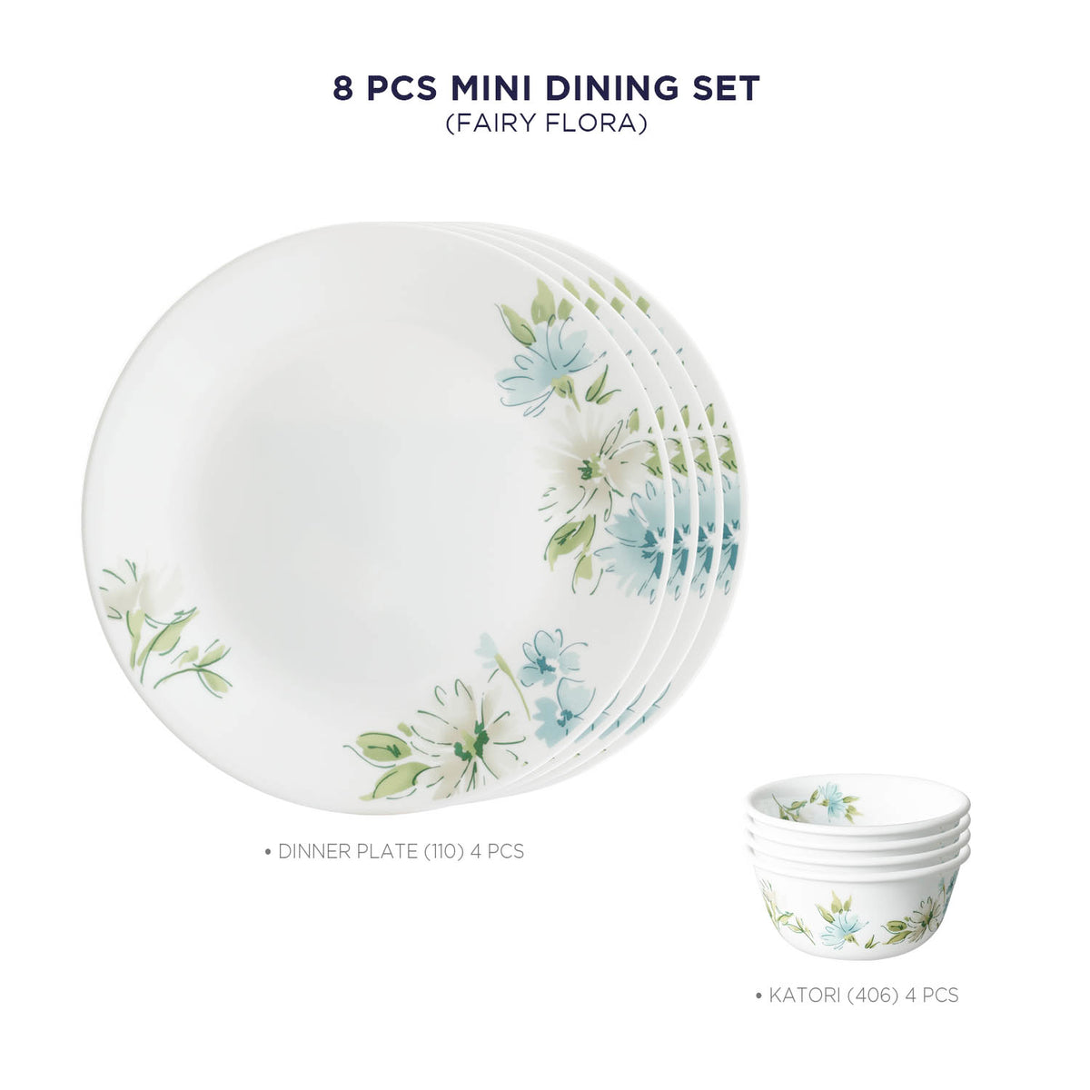 Corelle Asia Collection Fairy Flora 26cm Dinner Plate 177ml