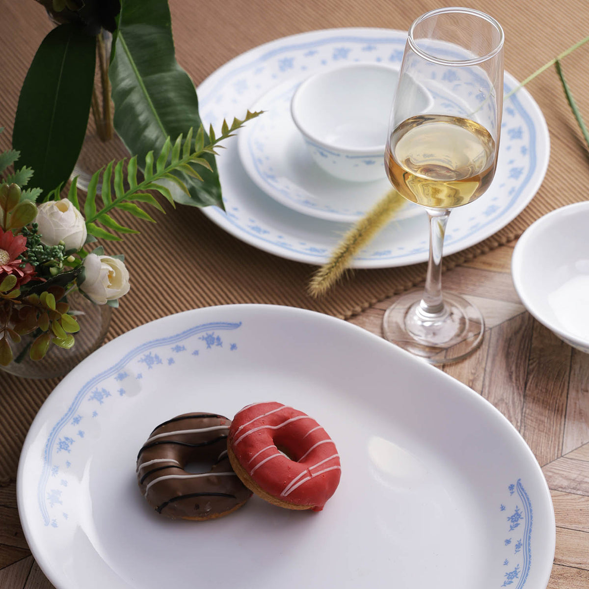 Flower Corelle Morning Blue Blue Flower Corelle Dishes Blue