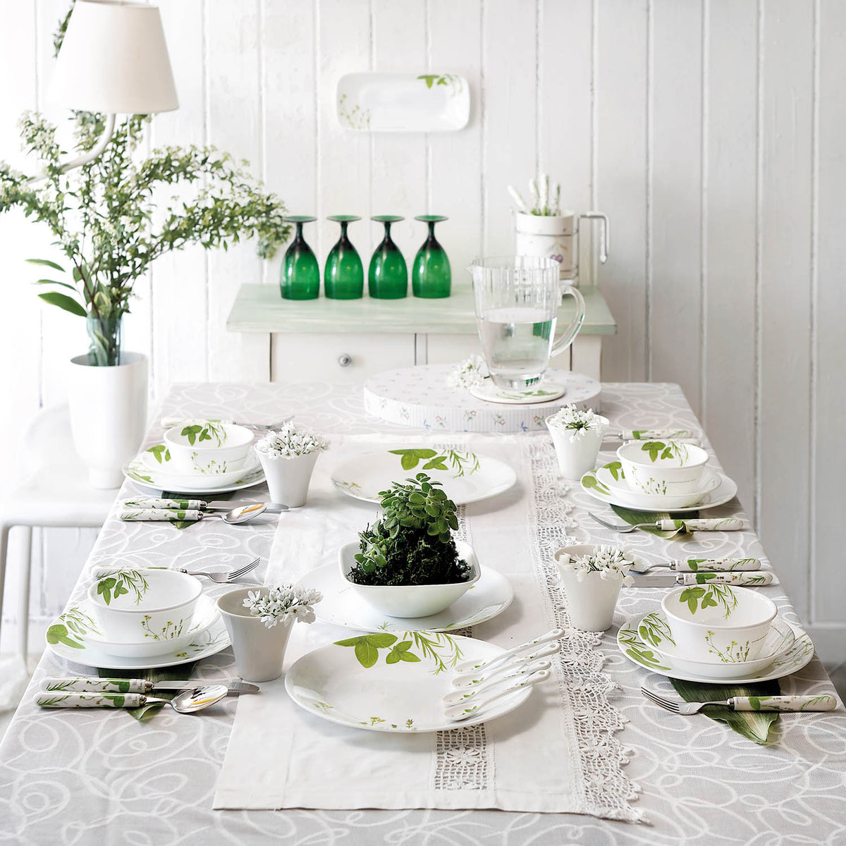 Herb Corelle Piece Dinner Set Thymeless Herbs Corelle Discontinued
