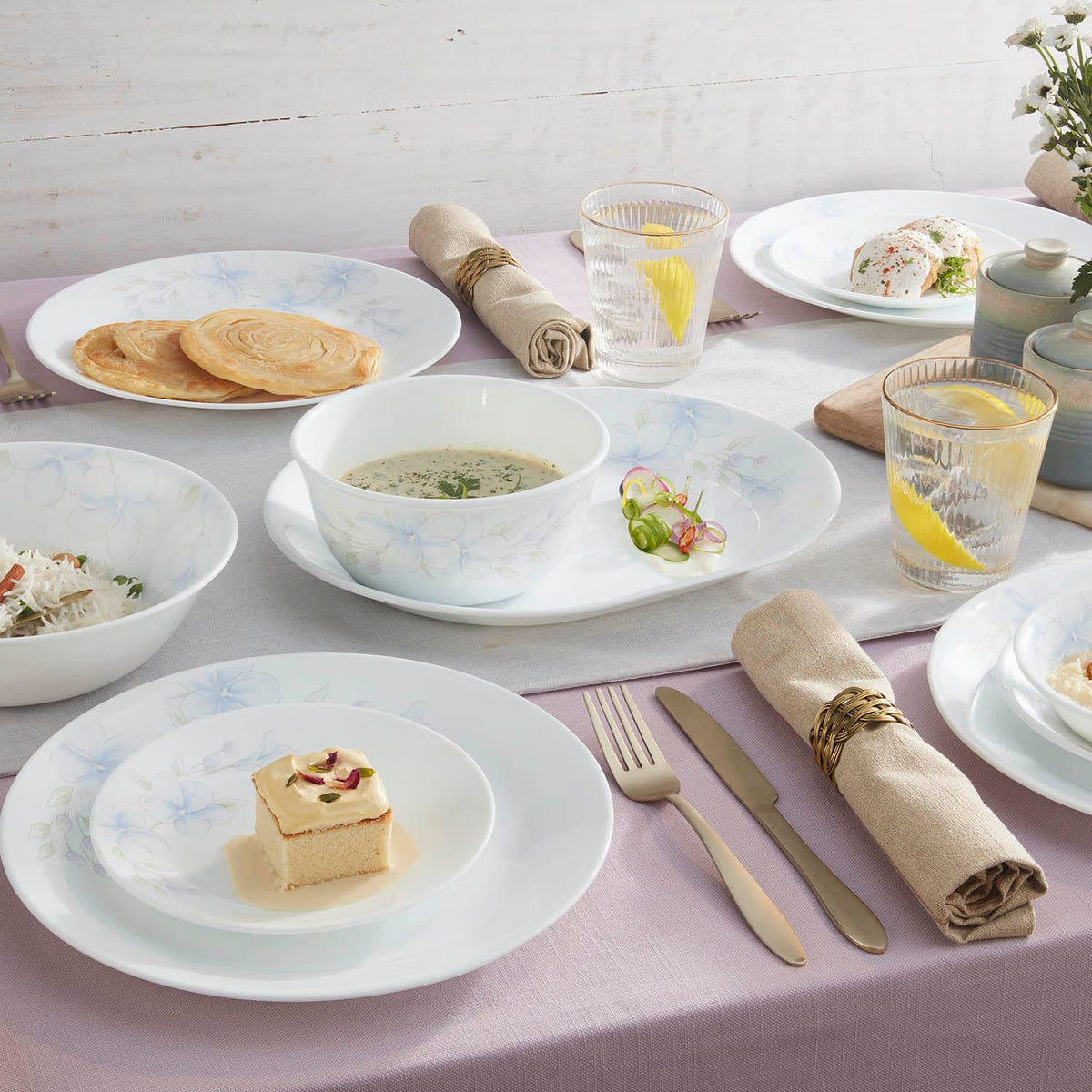 Corelle Lapinue1 26 cm Dinner Plate Pack Of For Family of