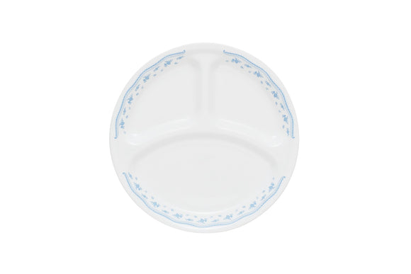 Corelle Livingware Morning Blue 10.25in Divided Dish Dinner Plate