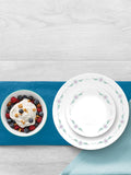 Corelle Livingware English Garden 4 26cm Dinner Plates, 4 177ml Katori & 1 828ml Curry Bowl (Pack of 9)