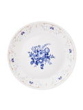 Corelle Asia Collection Gold Series Blooming Blue 14 Pcs Dinner Set (Pack of 14) 6 26cm Dinner Plates, 6 17cm Small Plates, 2 828ml Curry Bowl
