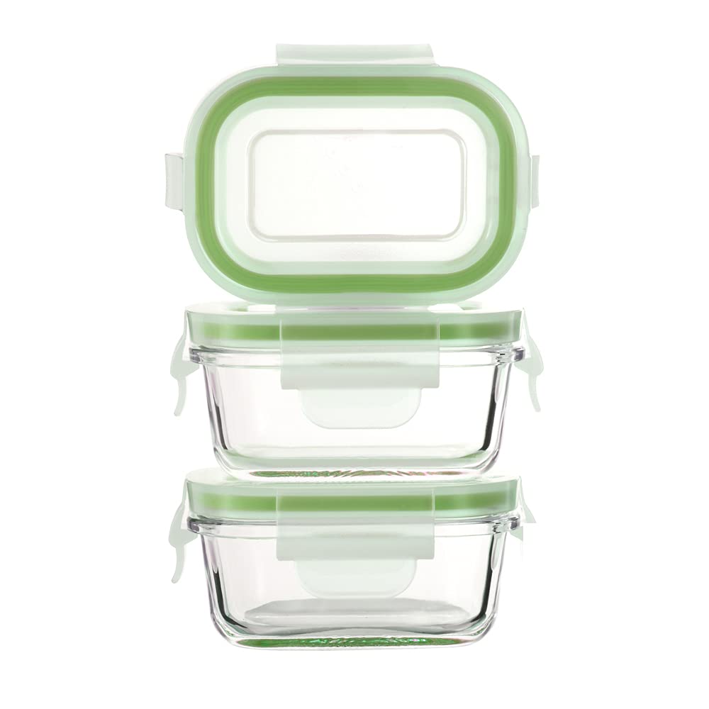 Snapware Leak-Proof Eco Clean, 3 Compartment, Glass Storage