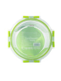 Snapware Leak-Proof Eco Clean Glass Storage Container with Air-Tight Lid, Microwave and Oven Safe, Round, 660ML, Green