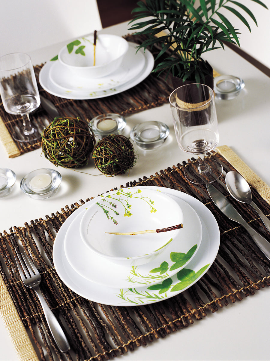 Corelle 21 Pcs European Herbs Dinner Set Corellebrands