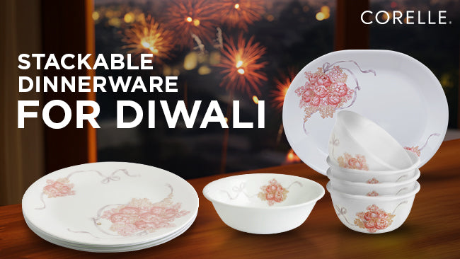 The Benefits of Stackable Dinnerware: Maximising Space with Corelle for Diwali