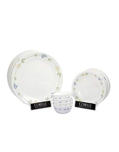 Corelle Secret Garden Glass 12Pcs Dinner Set, Multicolor