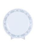 Corelle Livingware Modena Vitrelle Glass Dinner Plate Set, 26cm, Set of 6, White