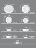 Corelle 21 Pc Dinner Set POM POM