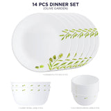 Corelle Livingware Olive Garden 14 Pcs Dinner Set