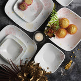 Corelle Asia Square Round Pom Pom Dessert Bowl - Pack of 6