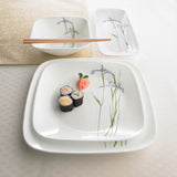 Corelle Asia Shadow Iris Square Round 26.7cm Dinner Plate (Single)