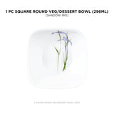 Corelle Asia Shadow Iris Square Round 296ml Vegetable / Dessert Bowl (Single)