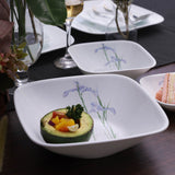 Corelle Asia Square Round Collection Shadow Iris 1.4L Serving Bowl (Single)