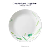 Corelle Asia Round Dancing Leaves 1 Pcs Dinner Plate (26cm)