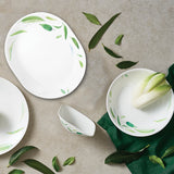 Corelle Asia Dancing Leaves 1 Pcs Oval Serving Platter (31cm)