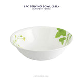 Corelle Asia Round European Herbs 1 Pcs Serving Bowl (1.9L)