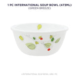 Corelle Asia Collection Green Breeze 473ml International Soup Bowl