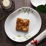 Corelle Asia Green Breeze 1 Pcs Oval Serving Platter (31cm)