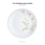 Corelle Asia Round Lilyville 1 Pcs Dinner Plate (26cm)