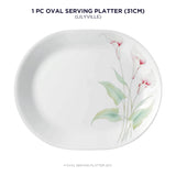 Corelle Asia Lilyville 1 Pcs Oval Serving Platter (31cm)