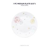 Corelle Asia Collection Pom Pom Medium / Lunch Plate - pack of 1