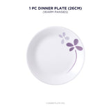 Corelle Asia Collection Warm Pansies Dinner Plate - Pack of 1