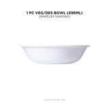 Corelle Asia Round Warm Pansies 1 Pcs Dessert Bowl (296ml)