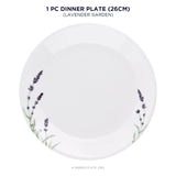 Corelle Asia Collection Lavender Garden Dinner Plate