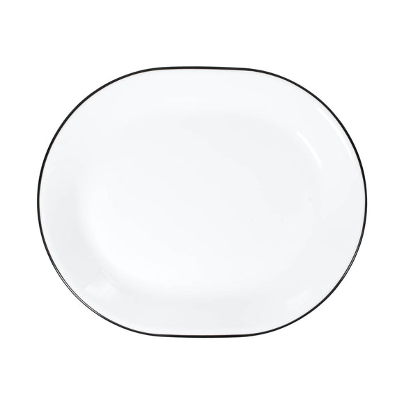 Corelle Livingware City Block 1 Pcs Oval Serving Platter (31cm)