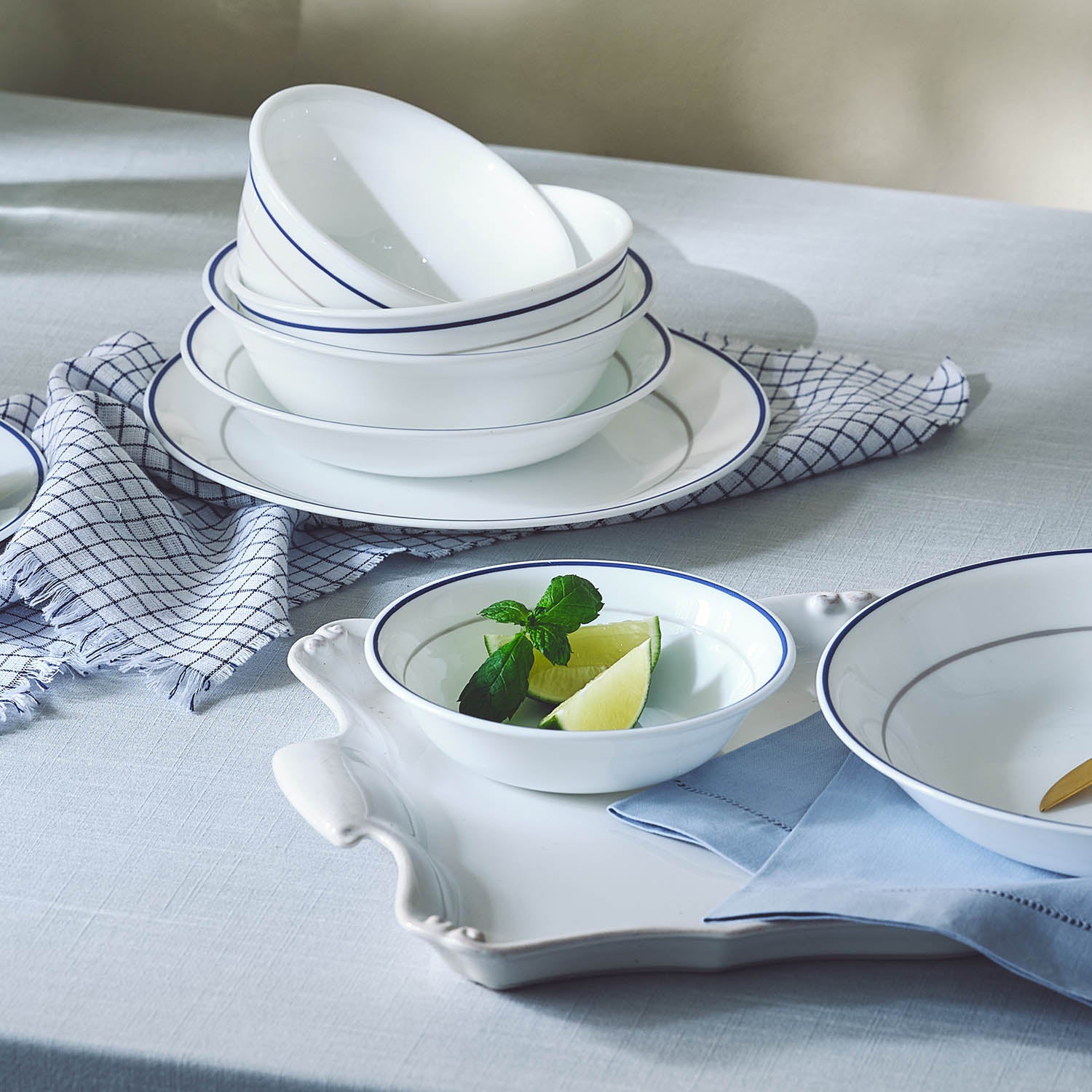 Corelle Livingware Double Ring 950ml Serving Bowl