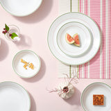 Corelle Livingware Double Ring Green 26cm Dinner Plate