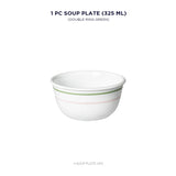 Corelle Livingware Double Ring Green 11oz/325ml Rice Bowl