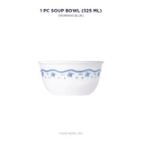 Corelle Livingware Round Morning Blue 1 Pcs Soup Bowl (325ml)