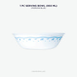 Corelle Livingware Round Morning Blue 1 Pcs Serving Bowl (950ml)