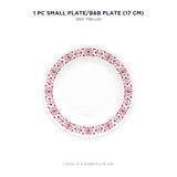 Corelle Livingware Red Trellis Small / Bread & Butter Plate (Single)