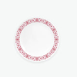 Corelle Livingware Red Trellis Dinner Plate