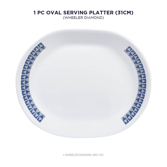 Corelle Livingware Wheeler Diamond 12.25 /31cm Serving Platter