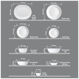 Corelle Asia Collection Blooms 17 cm Small Plate  Pack Of 6