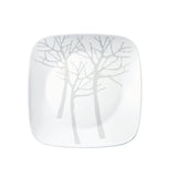 Corelle Square Round Gold Collection Frost Square Round Dinner Plate