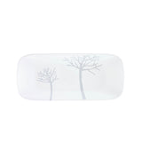 Corelle Square Round Gold Collection Frost Square Round Fish Plate