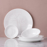 Corelle Square Round Gold Collection Frost Square Round Fish Plate