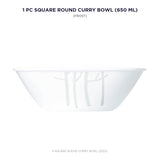 Corelle Asia Square Round Frost 1 Pcs Curry Bowl (650ml)