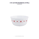 Corelle Livingware Round Crown 1 Pcs Katori/Ramekin (177ml)