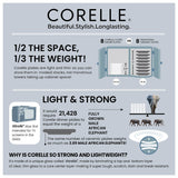 Corelle Livingware Double Ring 12.25 /31cm Serving Platter